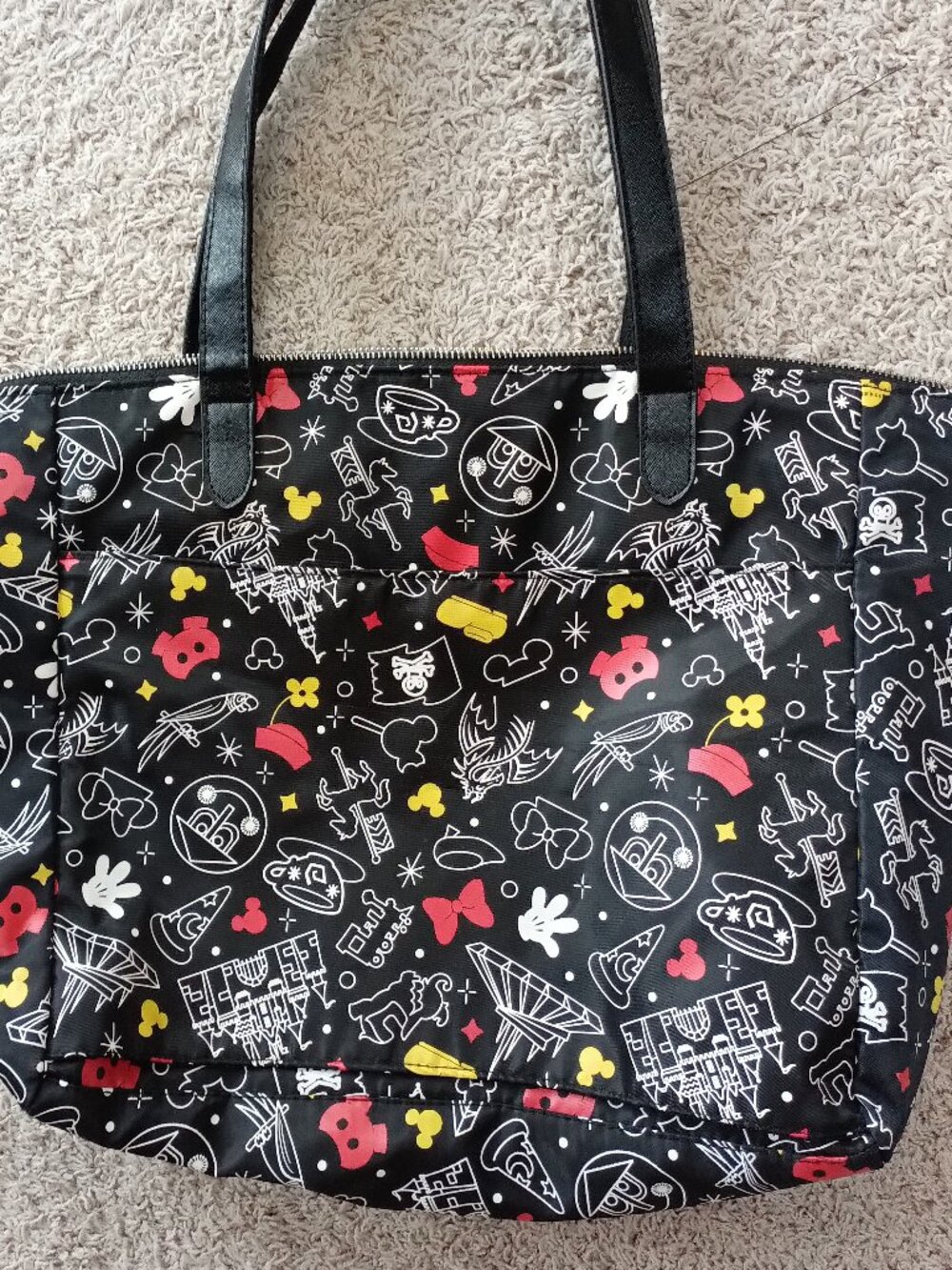 Disney Parks Tote Bag WDW Icon Mickey Symbols